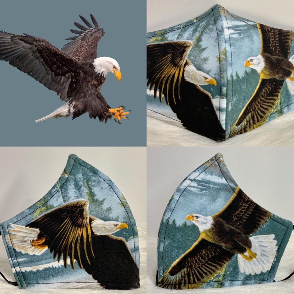 Majestic Eagles Designer Adult Face Mask